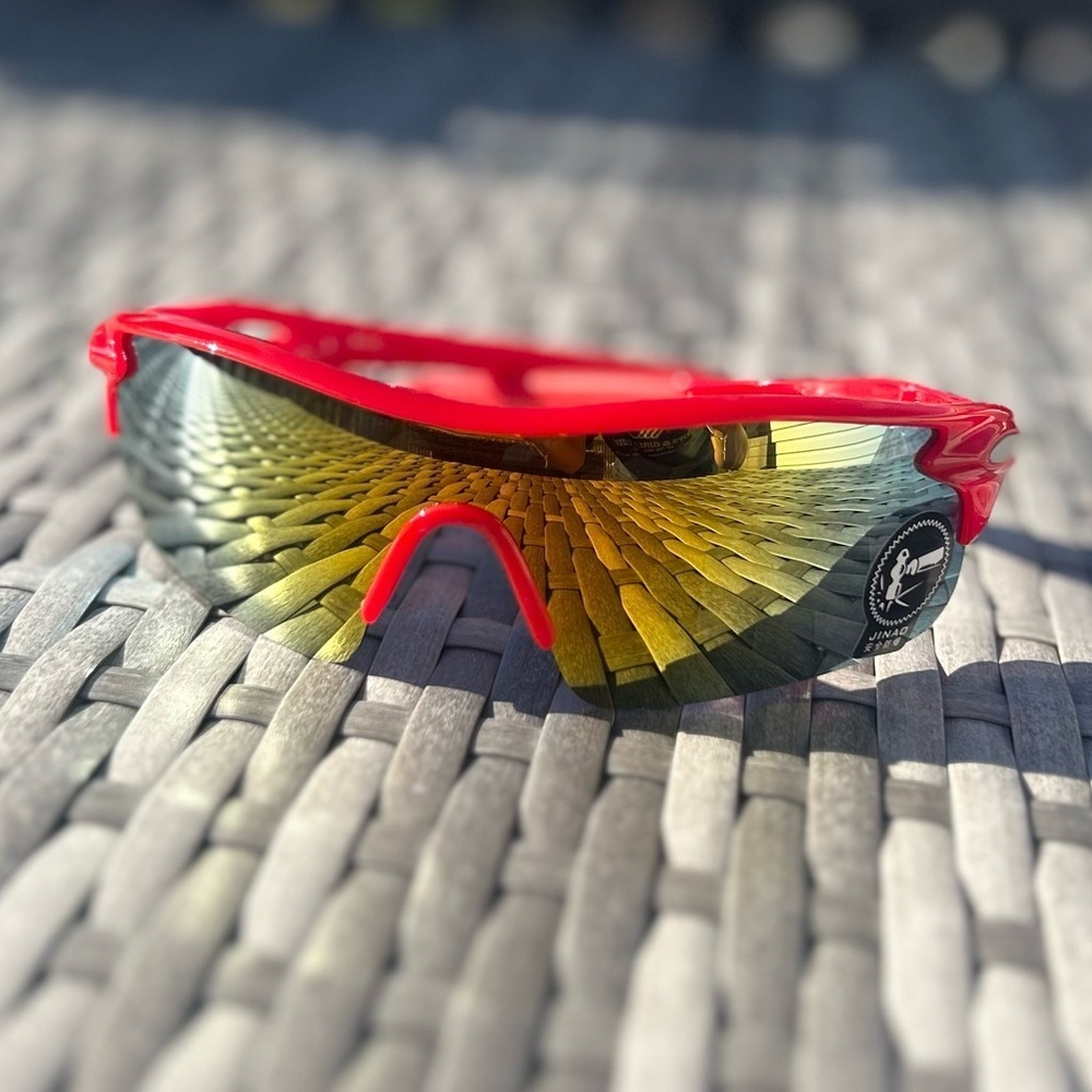 Polarized Sports Sunglasses Red Unisex NEW!​​​